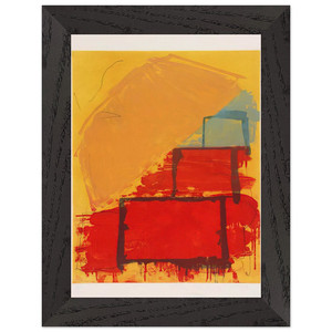 John Hoyland  Trickster  1979 Premium Wooden Framed Art Print / Poster