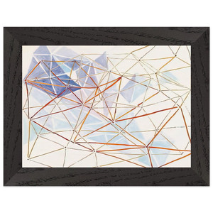 Gego  Untitled  1980 N3 Premium Wooden Framed Art Print / Poster