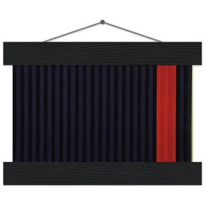 Gene Davis  Red Dog  1961 Museum-Quality Matte Paper Poster with Hanger