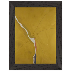 Helen Frankenthaler  Sesame 1970 Premium Wooden Framed Art Print / Poster