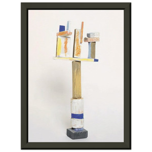 Esteban Vicente  DIVERTIMENTO 1995 1 Premium Metal Framed Art Print / Poster