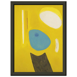 John Ferren  Three Rocks  1949 Premium Metal Framed Art Print / Poster