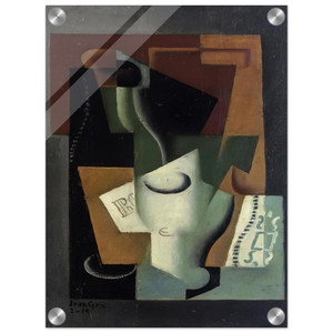 Juan Gris  GLASS AND BOTTLE Acrylic Print