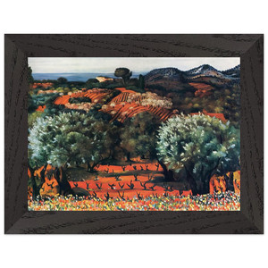 Moise Kisling  NOT IDENTIFIED 15 Premium Wooden Framed Art Print / Poster