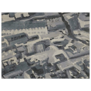 Gerhard Richter  TOWNSCAPE M3 1968 Wood Print