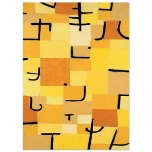 Paul Klee  CHARACTERS IN YELLOW 1937 Fine Art Poster / Art Print