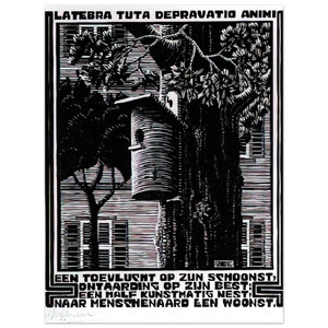 MC Escher  EMBLEMATA RETREAT Aluminum Print