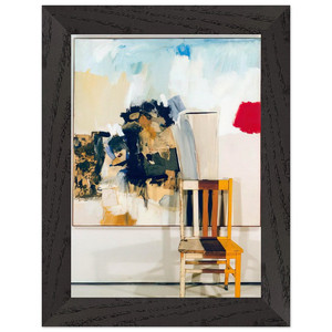 Robert Rauschenberg  PILGRIM 1960 Premium Wooden Framed Art Print / Poster