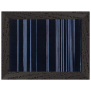 Gene Davis  Night Patrol  1975 Premium Wooden Framed Art Print / Poster