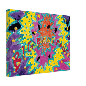 Paul Thek  Big Bang Painting  1988 Canvas