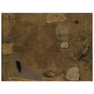 Alberto Burri  Sackcloth  1953 Wood Print