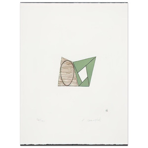 Robert Mangold  PAGES 10 1989 Aluminum Print