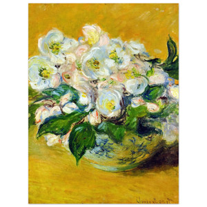 claude monet  Christmas Roses Aluminum Print