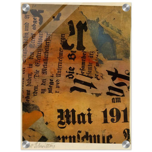 Kurt Schwitters  MAI 191 1919 Acrylic Print