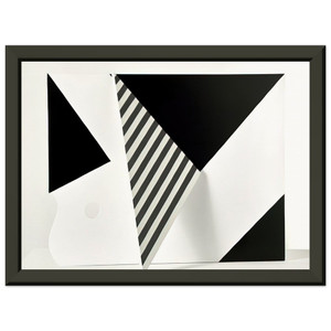 Omar Rayo  Untitled  2009 N1 Premium Metal Framed Art Print / Poster