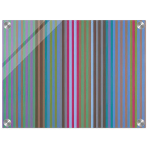 Gene Davis  Bulletproof  1969 Acrylic Print