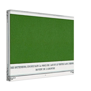 Alphonse Allais Green Back Pimps in Grass Drinking Absinthe