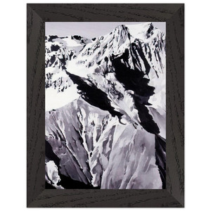 Gerhard Richter  HIMALAYA Premium Wooden Framed Art Print / Poster