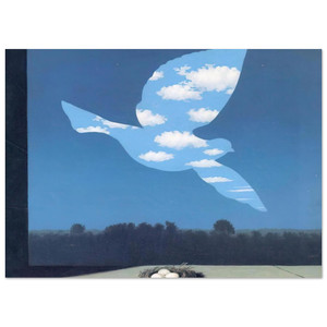 Rene Magritte  THE RETURN 1940 Fine Art Poster / Art Print