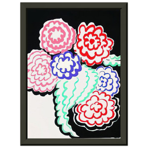 Sonia Delaunay  D181OULEURS IDEES 2 Premium Metal Framed Art Print / Poster