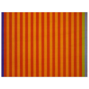 Gene Davis  EdgesSolar Beat  1962 Wood Print