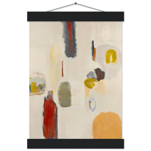 John Ferren  Ski  1952 Museum-Quality Matte Paper Poster with Hanger