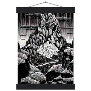 MC Escher Pentedattio 1930 Museum-Quality Matte Paper Poster with Hanger