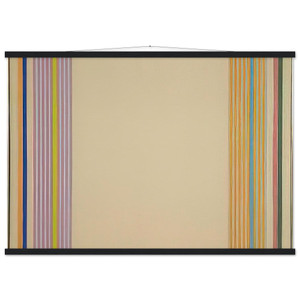 Gene Davis  End Stripes  1960 Museum-Quality Matte Paper Poster with Hanger