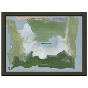 Helen Frankenthaler  Lush Spring 1975 Premium Metal Framed Art Print / Poster