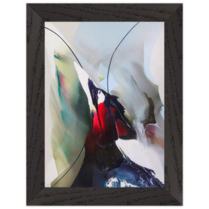 Paul Jenkins  Phenomena Tarot Over Premium Wooden Framed Art Print / Poster