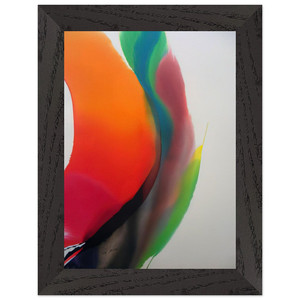 Paul Jenkins Phenomena Montezumas Band 1972 Premium Wooden Framed Art Print