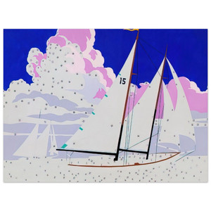 Andy Warhol  Do It Yourself  Sailboats  Aluminum Print