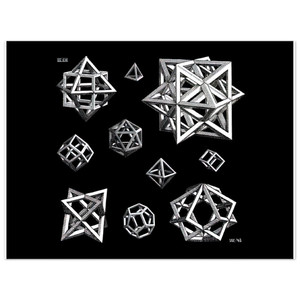 MC Escher  STUDY FOR STARS Aluminum Print