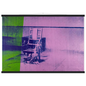 Andy Warhol  Big electric chair Museum-Quality Matte Paper Poster with Hanger