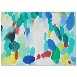 Alice Baber  Pipers Near Fine Art Poster / Art Print