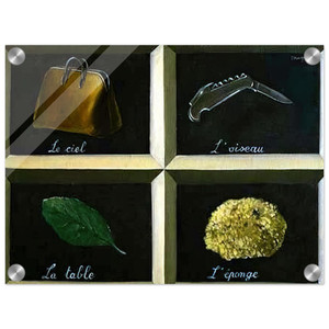 Rene Magritte  THE INTERPRETATION OF DREAMS 1927 Acrylic Print