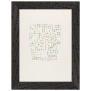 Gego  Reticularea  1973 Premium Wooden Framed Art Print / Poster