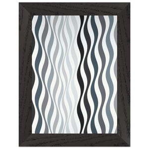 Bridget Riley  ARREST 2 1965 Premium Wooden Framed Art Print / Poster