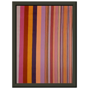 Gene Davis  Lincoln Center  1971 Premium Metal Framed Art Print / Poster