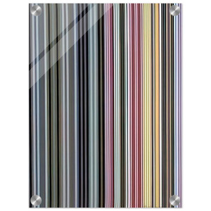 Gene Davis  Alice Tully Hall Sampler  1961 Acrylic Print