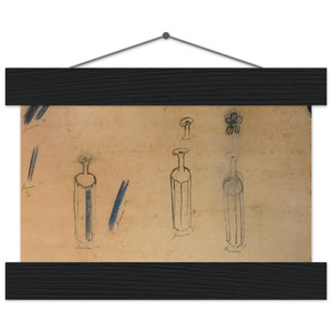 Morris Graves Bottles and Flowers 1956 Matte Paper Poster with Hanger