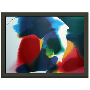 Paul Jenkins Phenomena Sherman Vortex 1991 Metal Framed Art Print Poster