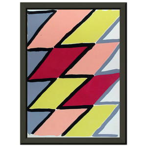 Sonia Delaunay  COMPOSITION 22 Premium Metal Framed Art Print / Poster