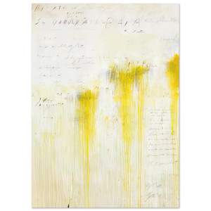 Cy Twombly  Quattro Stagioni II Estate Fine Art Poster / Art Print