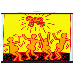 Keith Haring  UNTITLED 1983 1 N2 Museum-Quality Matte Paper Poster with Hanger