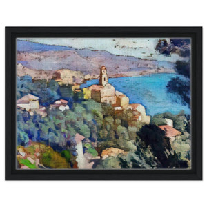 Theo van Rysselberghe  MORTULA AT GRIMALDI Framed Canvas
