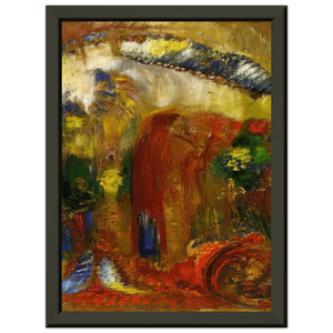 Odilon Redon  THE SERMON Premium Metal Framed Art Print / Poster