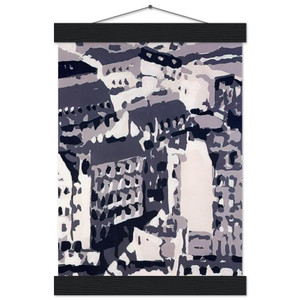 Gerhard Richter  TOWNSCAPE 1969 2 Museum-Quality Matte Paper Poster with Hanger