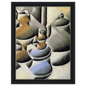 Juan Gris  STILL LIFE WITH OIL LAMP 1912 Framed Canvas