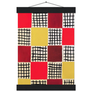 Sonia Delaunay  COMPOSITION 7 Museum-Quality Matte Paper Poster with Hanger